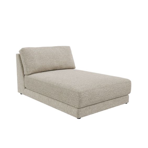 A luxury chaise longue module for a sumptuous sofa by Dome Deco