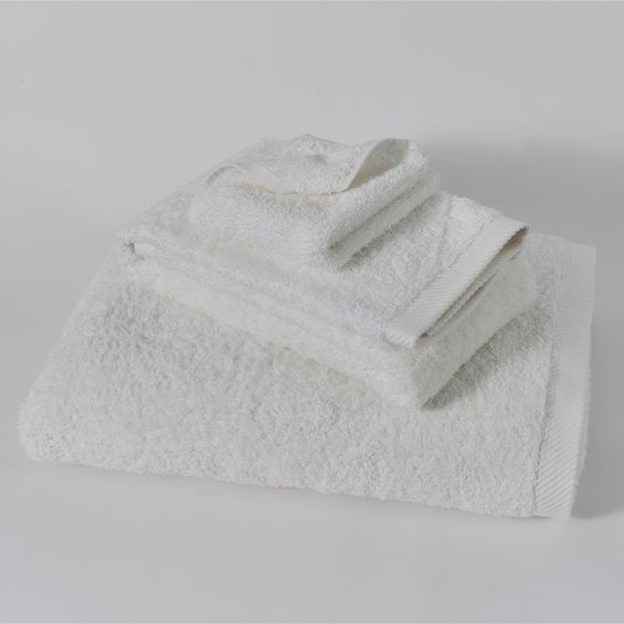 elegant and soft white hand towel
