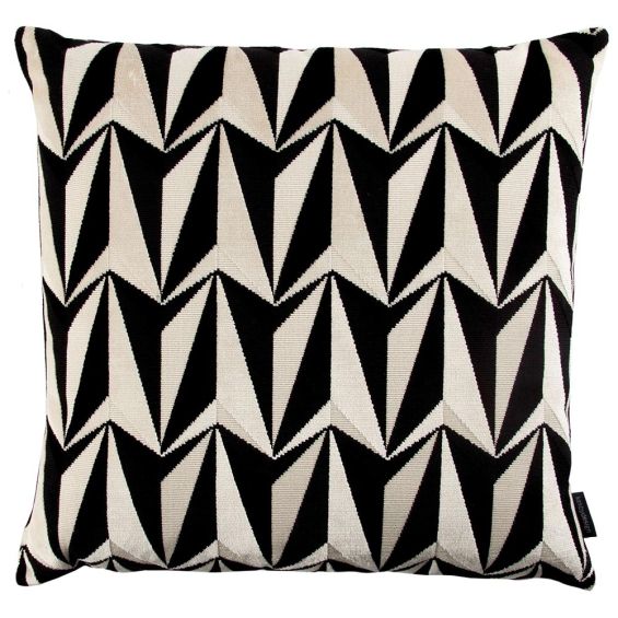 Kirkby Design x Eley Kishimoto 'Origami Rockets' Cushion - Monochrome 