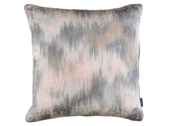 Add an artistic accent to your home with the luxurious Hanawa Cushion by Black Edition, featuring a super-soft, abstract print on a velvet front and a plain satin reverse. 