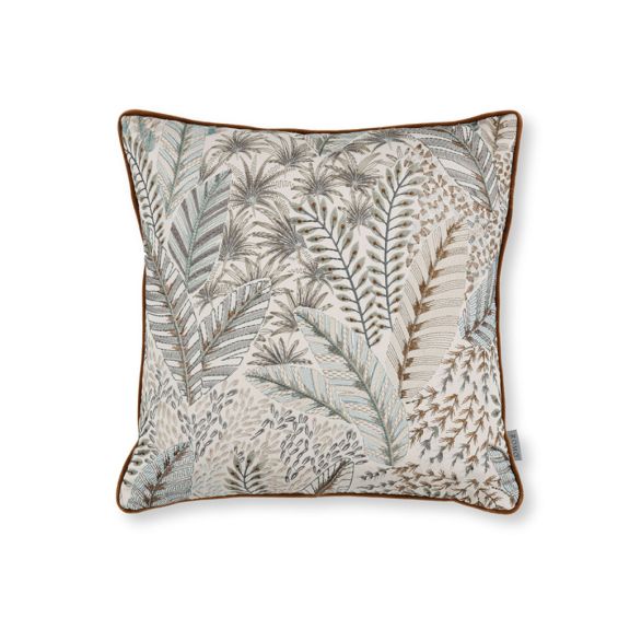 A gorgeous cushion by Romo with a rich explosion of nature-inspired patterns 