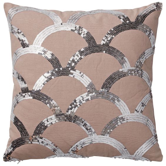 Clearance Lene Bjerre Sequinsia Cushion - Fish Scale 
