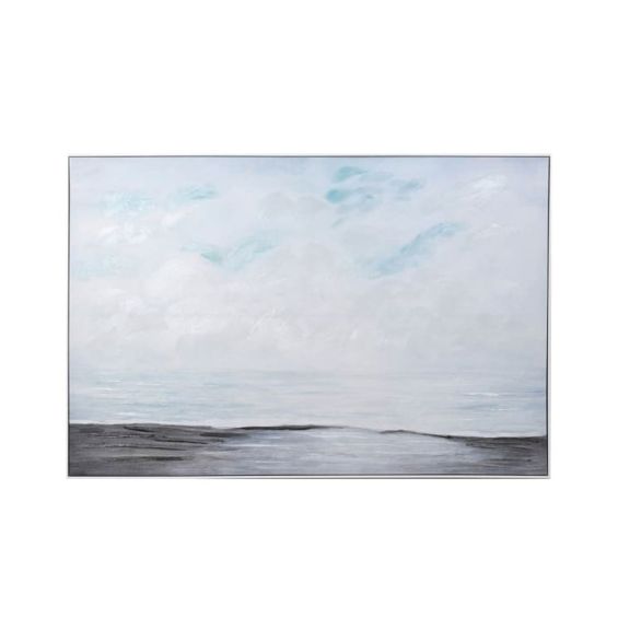 A calming, serene canvas print of the sea and sky 