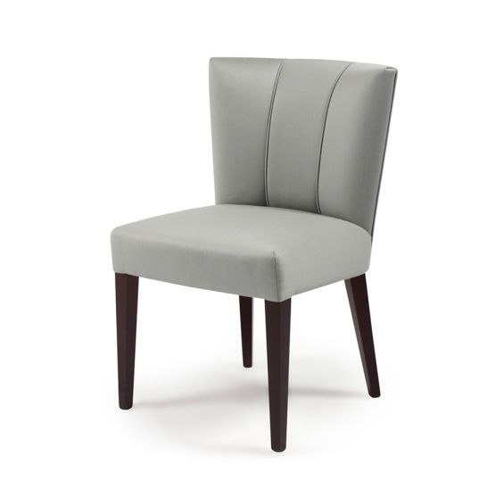 Classic dining chair with subtle fluting