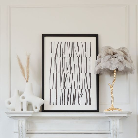 B and online m feather lamp