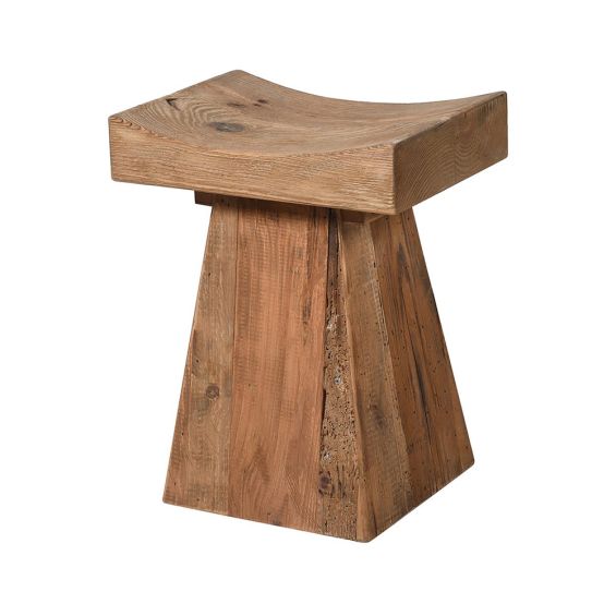 Charming rustic wooden stool