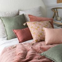 Blanc D'ivoire Chloe Cushion Cover - Khaki