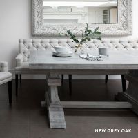 Clearance Cheshire Dining Table - New Grey - 220cm - C1