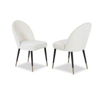Ex-Display Alfa Dining Chair - Boucle Sand - Set of 4 - B