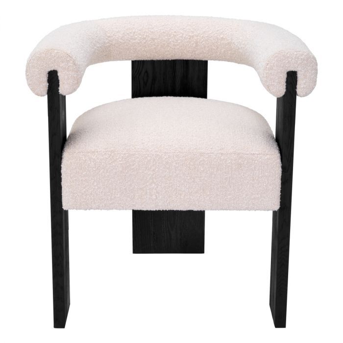 Percy Dining Chair - Bouclé Cream