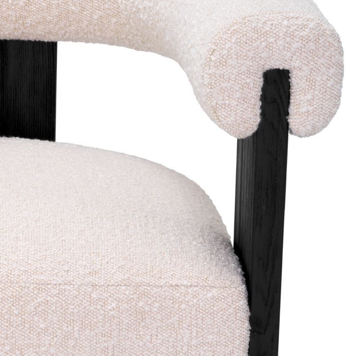 Percy Dining Chair - Bouclé Cream