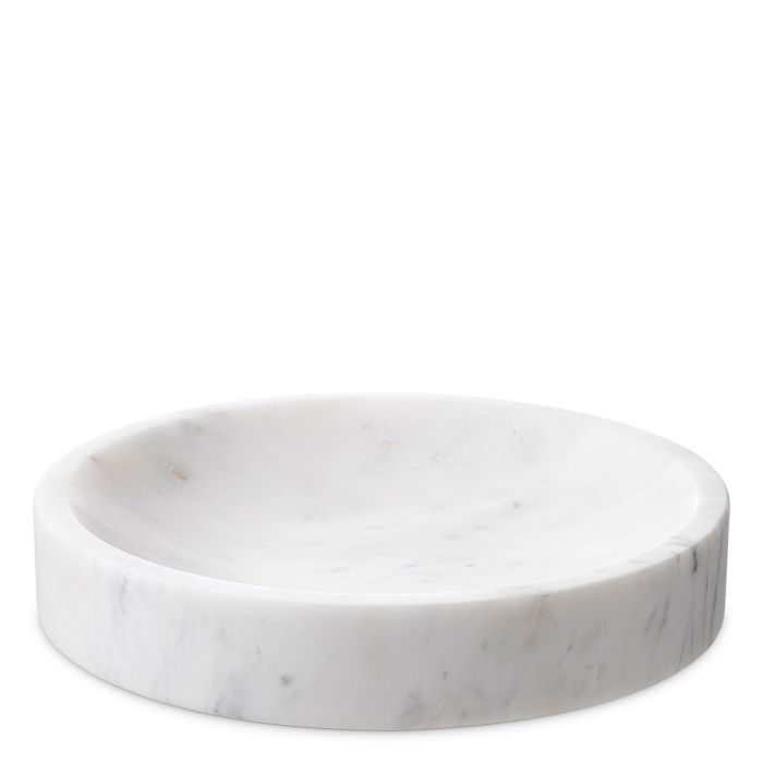 Brown glass bowl with a rippled effect