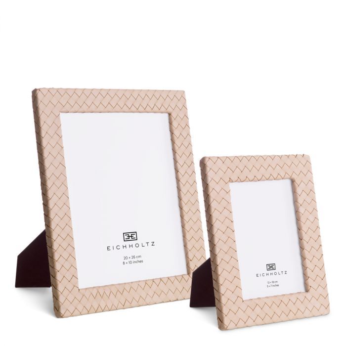 Woven picture frames