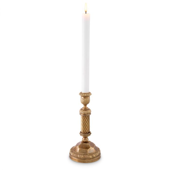Ornate gold candle holder