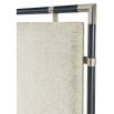 Military Bed Frame in Oak - Shambala Fabric - King
