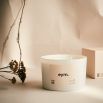 A luxurious 100% natural camomile, geranium and rose 3-wick candle 