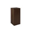 Walnut veneer pedastal