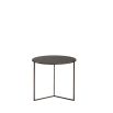 Medium simple round coffee table with minimal table legs