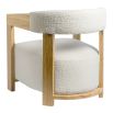 Arsene Armchair - White Boucle