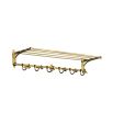 Glamorous Eichholtz antique brass finished coat rack 