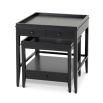 Eichholtz contemporary black set of 2 side tables 