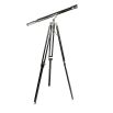 Black and nickel statement telescope