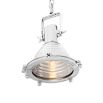 Vintage style pendant with nickel finish 