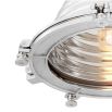 Vintage style pendant with nickel finish 