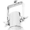 Vintage style pendant with nickel finish 