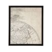 Globe inspired set of 6 art prints