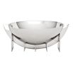 Luxury decorative large nickel bowl