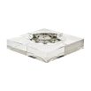 Luxury ashtray with hand cut crystal glass design