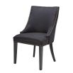 Eichholtz Bermuda Dining Chair - Black Linen