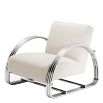Designer soft natural contemporary lounge chair