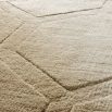 Hand woven rug in a sand finish