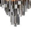 Eichholtz smoked glass wind chime designed chandelier 