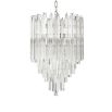 Eichholtz nickel wind chime designed chandelier 