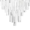 Eichholtz nickel wind chime designed chandelier 