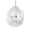 Eichholtz large, acrylic and nickel finished chandelier