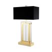 Eichholtz Arlington Table Lamp - Gold - Black Shade