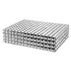 Luxury large nickel pyramid studded box 