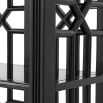 black oriental-inspired cabinet