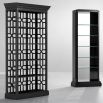 black oriental-inspired cabinet
