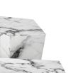 Eichholtz Prudential Coffee Table - White Marble Set of 3 