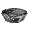 Diamond Coffee Table - Black Marble