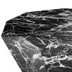 Diamond Coffee Table - Black Marble