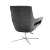 Swivel Chair Flavio - Granite Grey