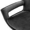 Swivel Chair Flavio - Granite Grey