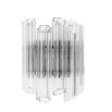 Structural,  glass tube detail statement wall lamp