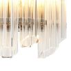 Structural,  glass tube detail statement wall lamp